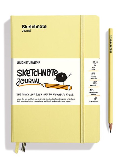 Buch Sketchnote Journal Medium (A5), Vanilla 