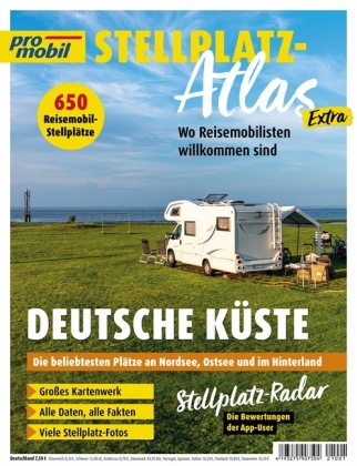 Książka promobil Stellplatz Atlas Extra - Deutsche Küste 