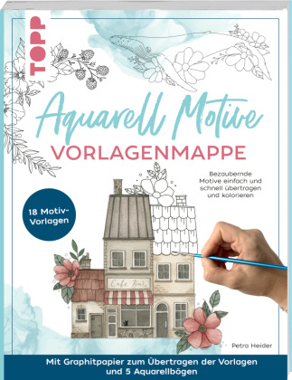 Книга Aquarellvorlagenmappe Petra Heider