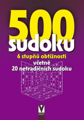 Kniha 500 sudoku 