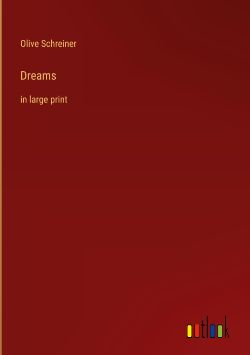 Knjiga Dreams Olive Schreiner