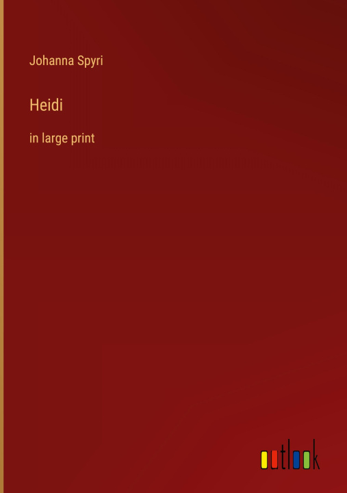 Knjiga Heidi Johanna Spyri
