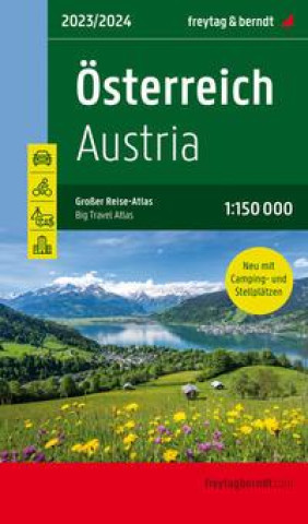 Książka Österreich, Autoatlas 1:150.000, freytag & berndt freytag & berndt