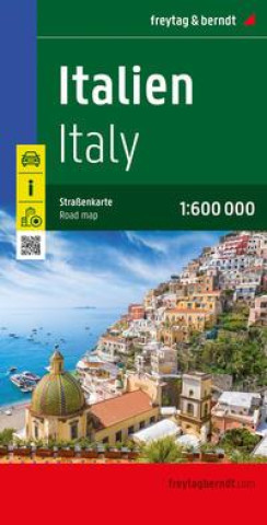 Tlačovina Italien, Straßenkarte 1:600.000, freytag & berndt freytag & berndt