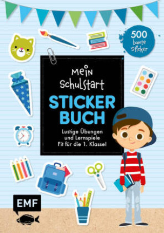 Könyv Mein Schulstart-Stickerbuch (blau) 