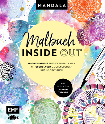 Kniha Malbuch Inside Out: Watercolor Mandala 