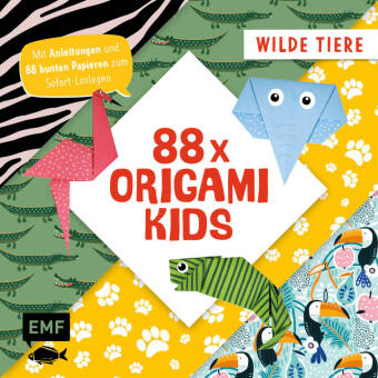 Carte 88 x Origami Kids - Wilde Tiere Thade Precht