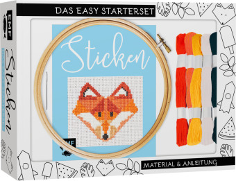 Könyv Sticken - das Easy Starterset für dekorative Kreuzstichmotive Jennifer Dargel