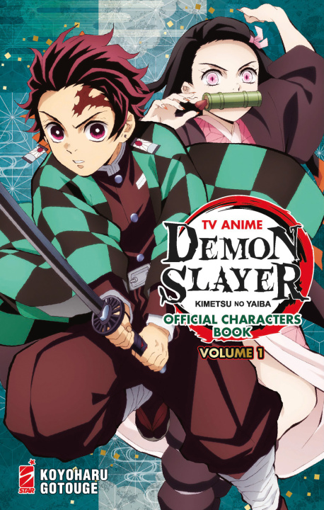 Kniha TV anime Demon slayer. Kimetsu no yaiba official character's book Koyoharu Gotouge