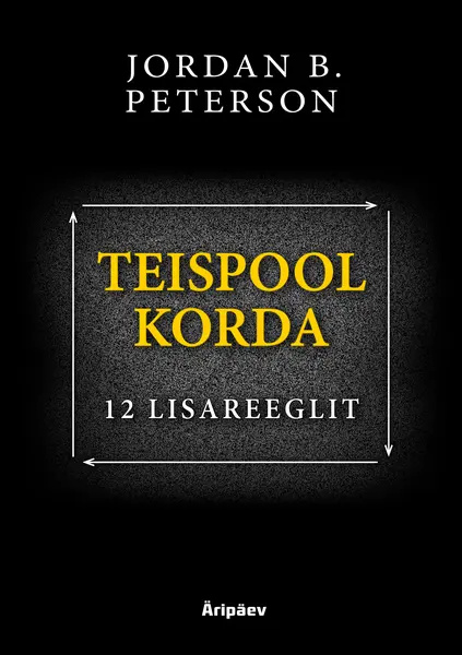Livro Teispool korda Jordan Peterson