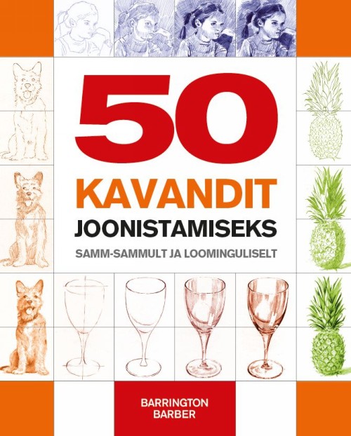 Knjiga 50 kavandit joonistamiseks Barber Barrington
