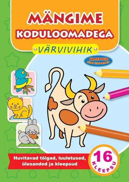 Buch Mängime koduloomadega. kleepsud kõige väiksematele 