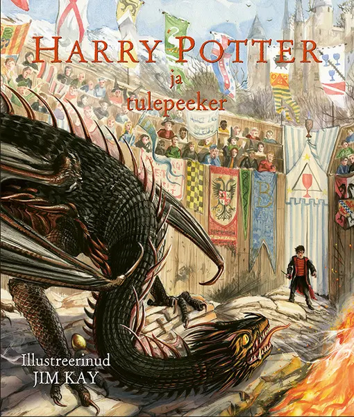 Buch Harry potter ja tulepeeker. illustreeritud väljaanne Joanne Rowling