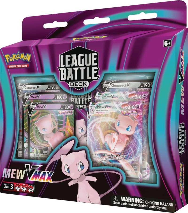 Nyomtatványok Pokémon TCG League Battle Deck Mew VMAX 