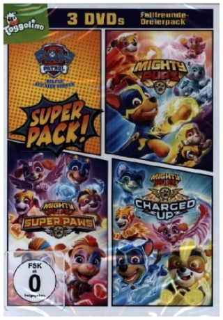 Filmek Paw Patrol - Mighty Pups, 3 DVDs 