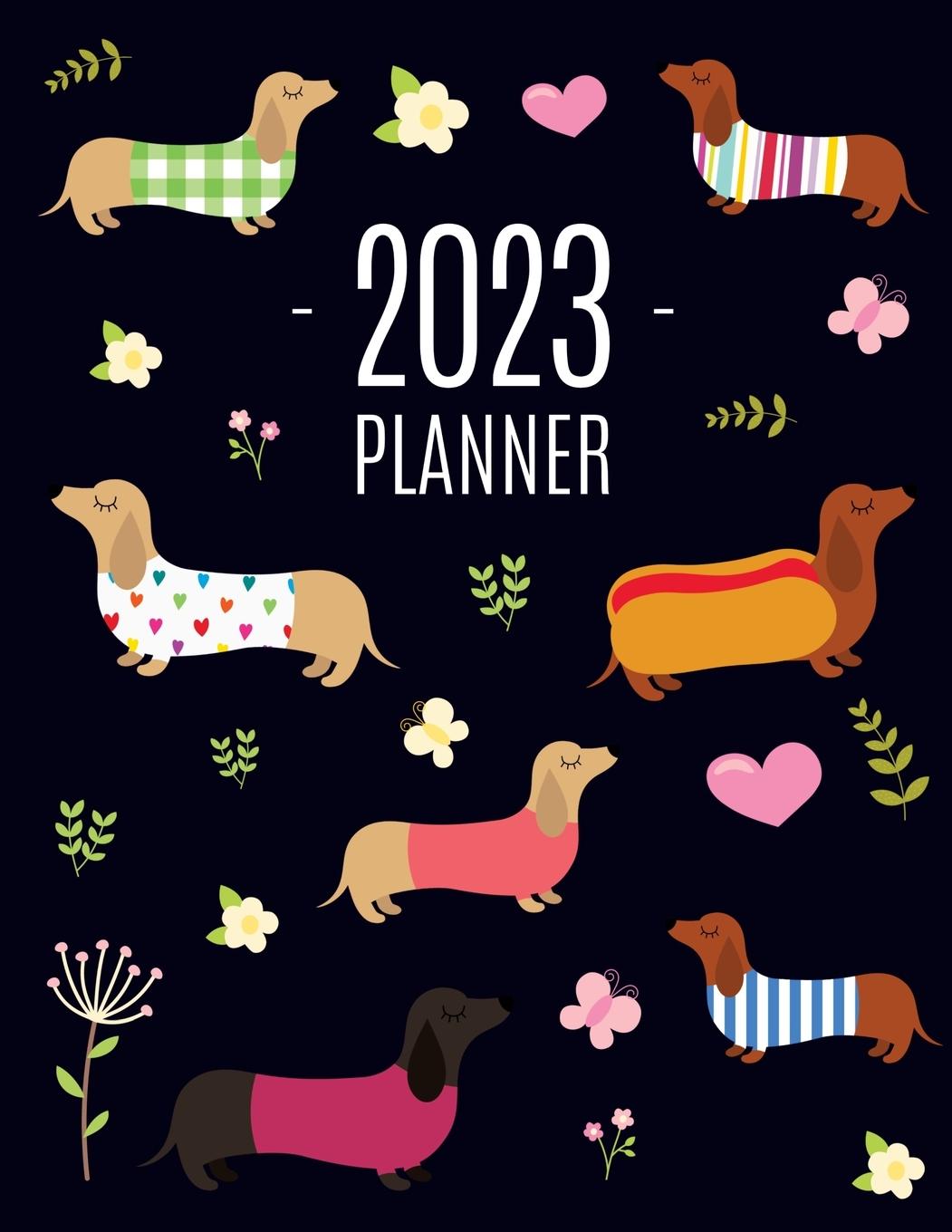 Book Dachshund Planner 2023 