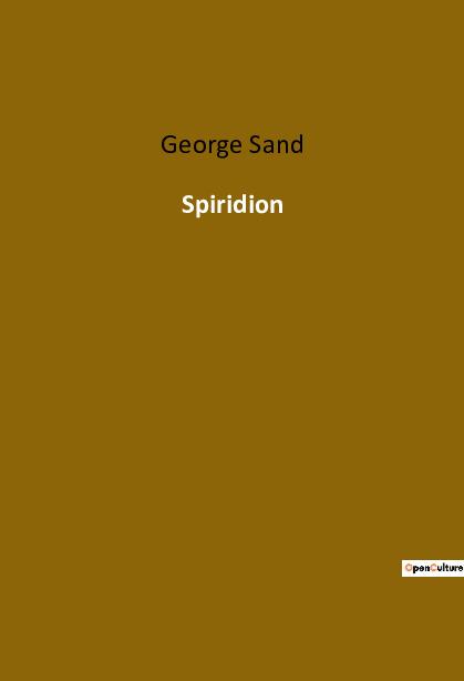 Knjiga Spiridion SAND GEORGE