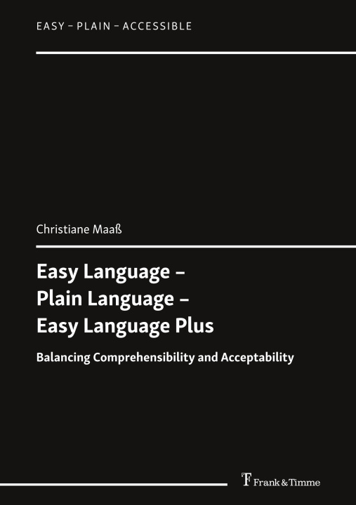 Knjiga Easy Language ? Plain Language ? Easy Language Plus Christiane Maaß