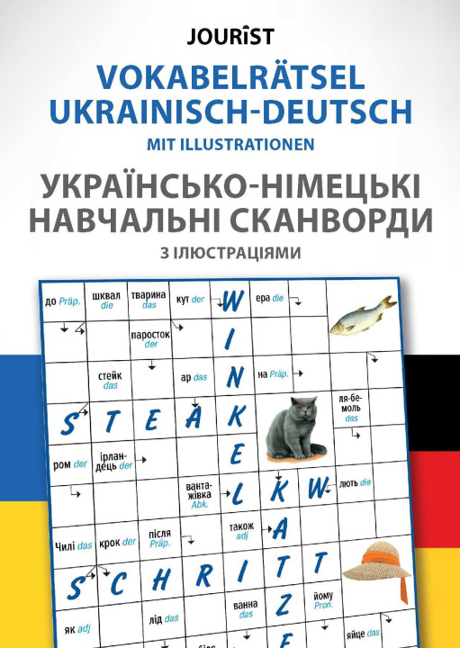 Kniha Vokabelrätsel Ukrainisch-Deutsch 