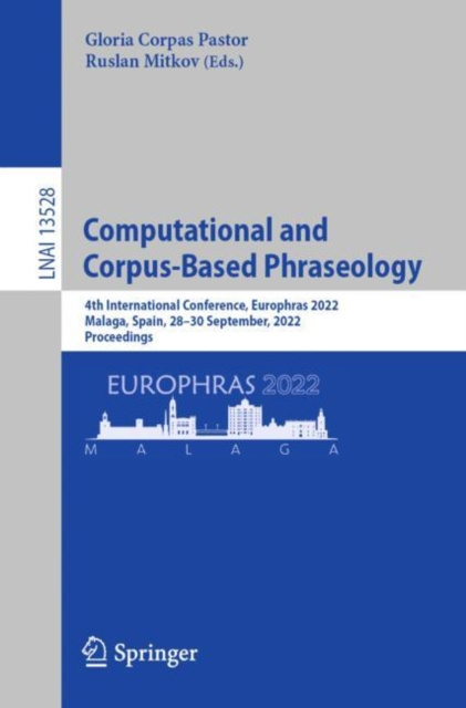 E-book Computational and Corpus-Based Phraseology Gloria Corpas Pastor