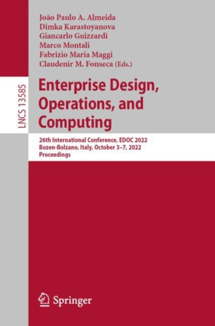 E-knjiga Enterprise Design, Operations, and Computing Joao Paulo A. Almeida