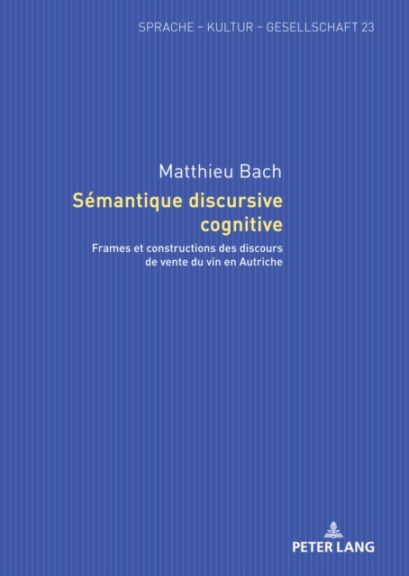 E-book Semantique discursive cognitive Bach Matthieu Bach