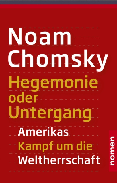 E-book Hegemonie oder Untergang Noam Chomsky