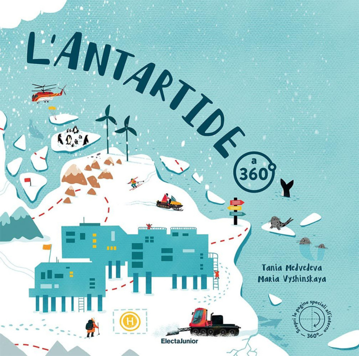 Kniha Antartide a 360° Tania Medvedeva