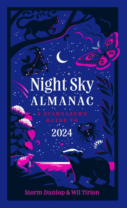 Carte Night Sky Almanac 2024 Wil Tirion