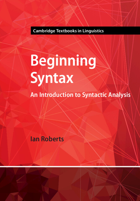 Buch Beginning Syntax Ian Roberts
