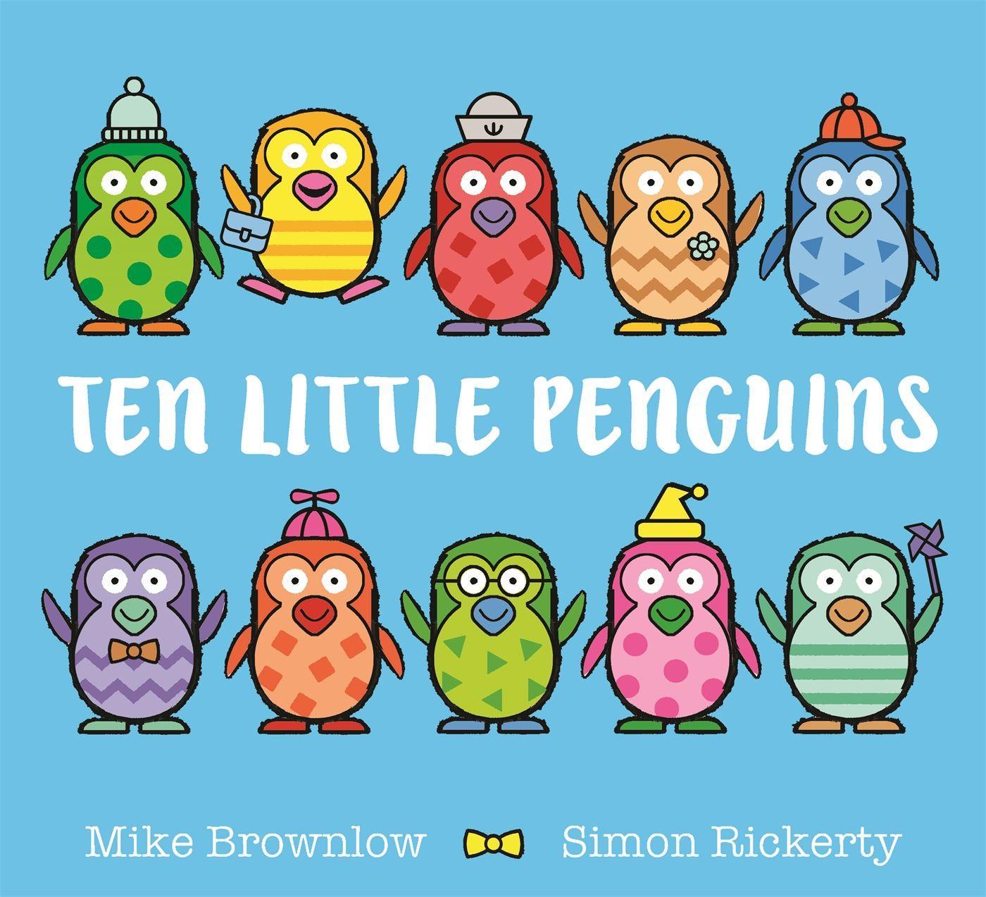 Kniha Ten Little Penguins Simon Rickerty