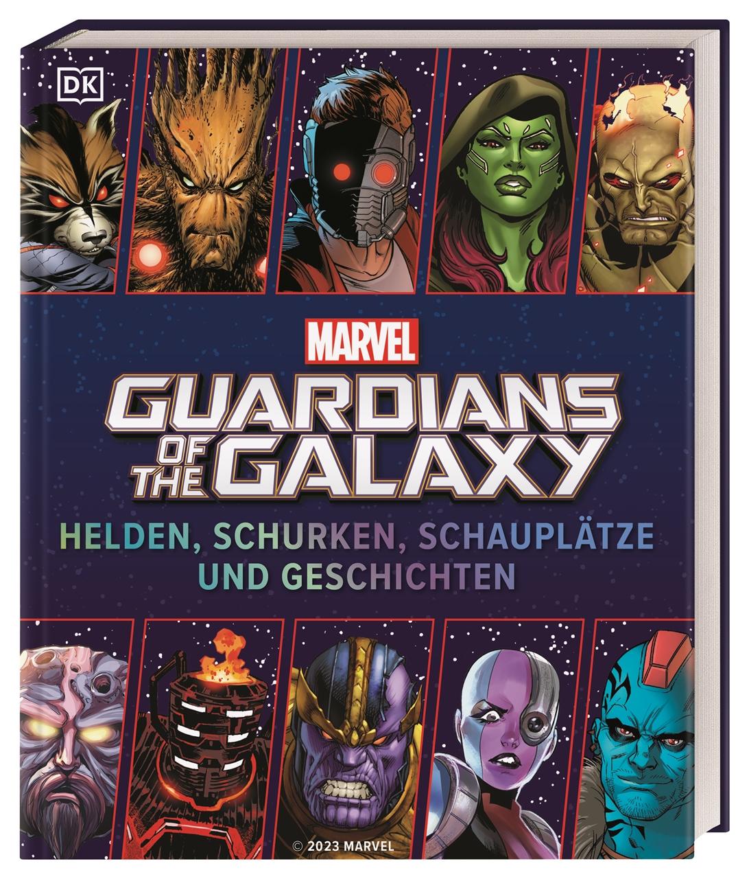 Carte MARVEL Guardians of the Galaxy Helden, Schurken, Schauplätze und Geschichten 
