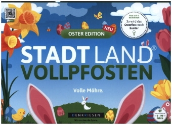 Hra/Hračka Denkriesen - Stadt Land Vollpfosten® - Oster Edition - "Volle Möhre" (Spiel) 