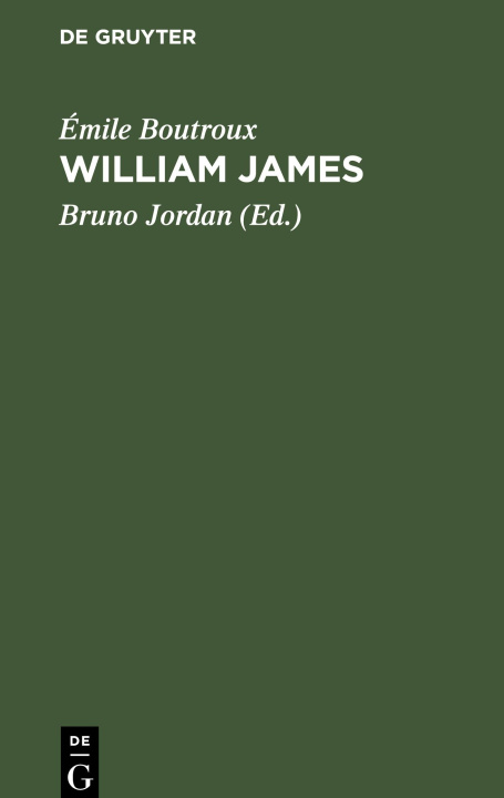 Kniha William James 