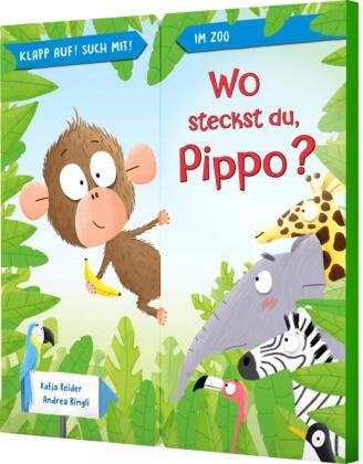 Kniha Klapp auf! Such mit!: Wo steckst du, Pippo? Katja Reider