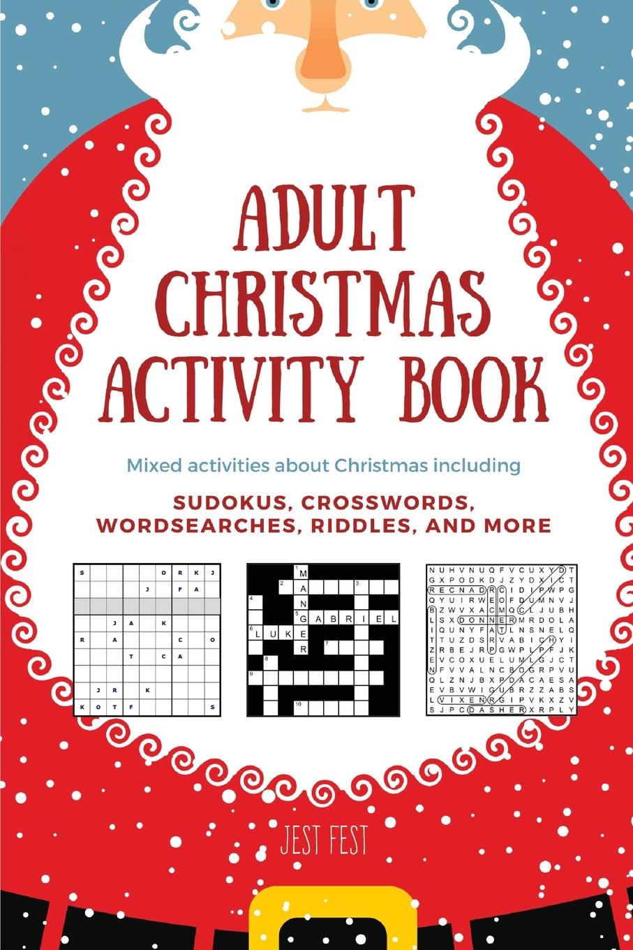 Książka Adult Christmas Activity Book 