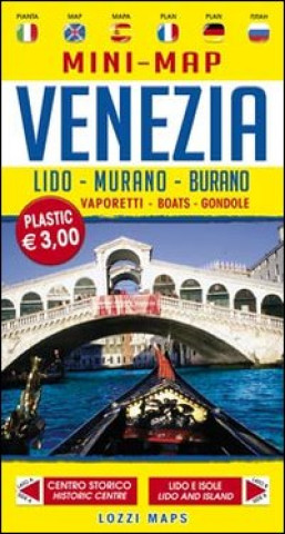 Kniha Venezia mini-map 