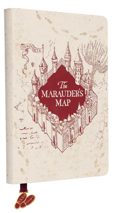 Kniha Harry Potter: Marauder's Map Journal with Ribbon Charm 