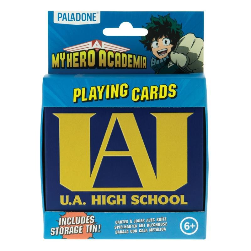 Kniha My Hero Academia - hrací karty 