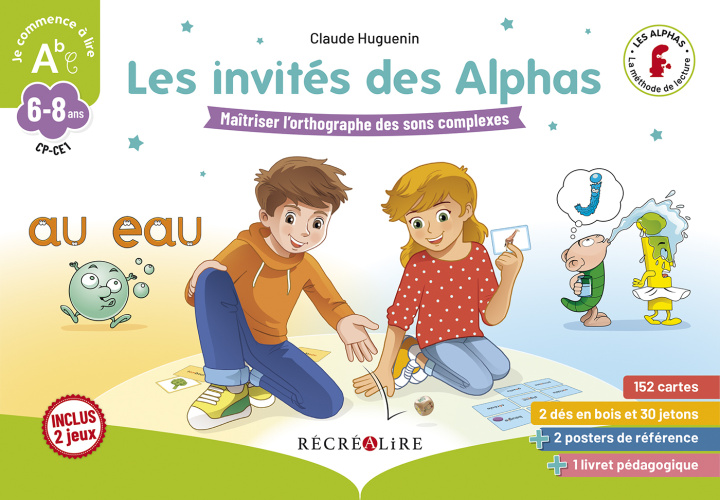 Kniha Les invités des Alphas - Jeu sur l'orthographe des sons complexes CP CE1 Dubois du Nilac