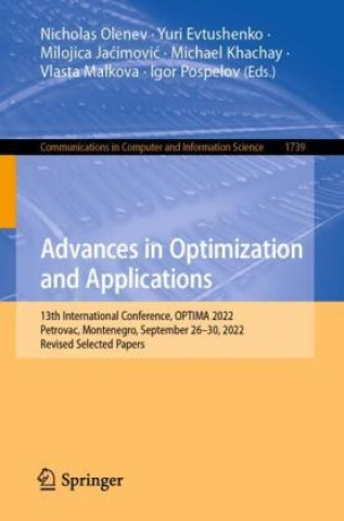 Книга Advances in Optimization and Applications Nicholas Olenev