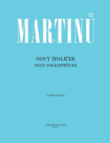 Kniha Nový Špalíček Bohuslav Martinů