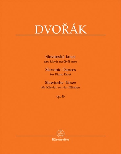 Kniha Slovanské tance Antonín Dvořák