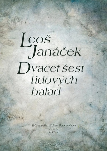 Book Dvacet šest lidových balad Leoš Janáček