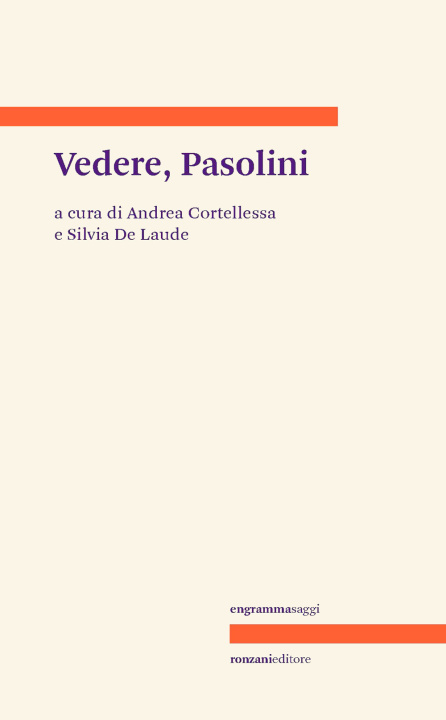 Livro Vedere, Pasolini Silvia De Laude