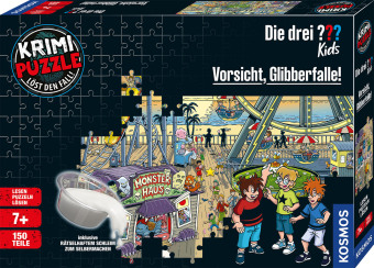 Játék Krimi-Puzzle: Die drei ??? Kids - Vorsicht, Glibberfalle! 