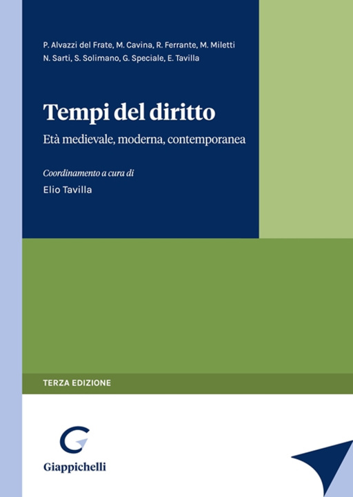 Kniha Tempi del diritto. Età medievale, moderna, contemporanea 