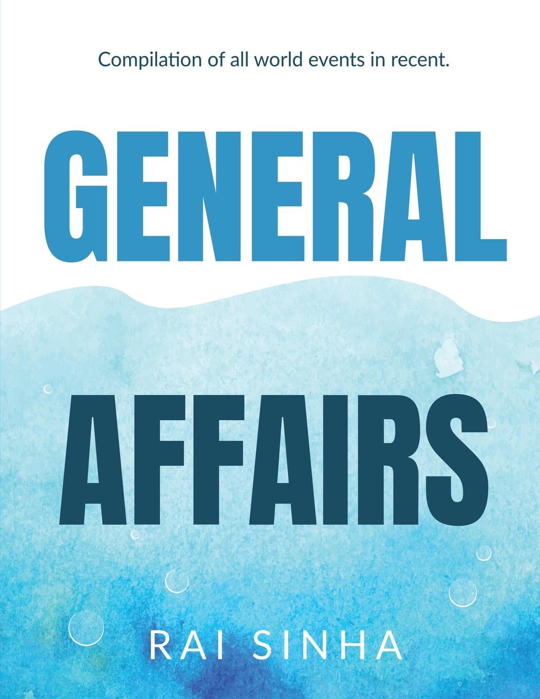 Knjiga GENERAL AFFAIRS Rai Sinha