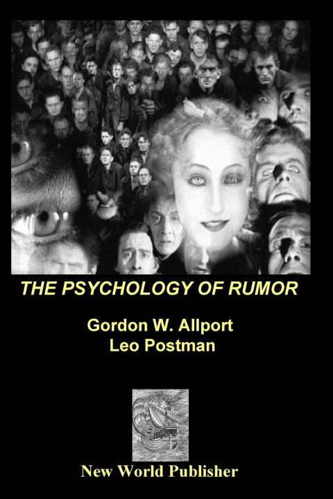 Kniha The Psychology of Rumor Leo Postman