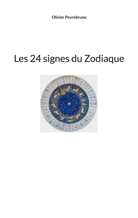 Kniha Les 24 signes du Zodiaque 